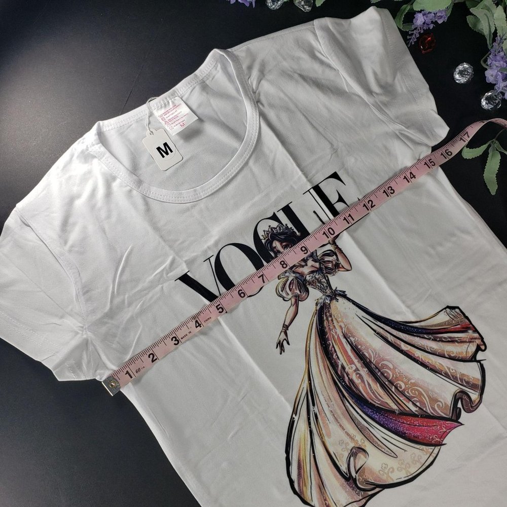 Vogue Disney Snow White Queen Short Sleeve T-Shirt - Picture 13 of 14